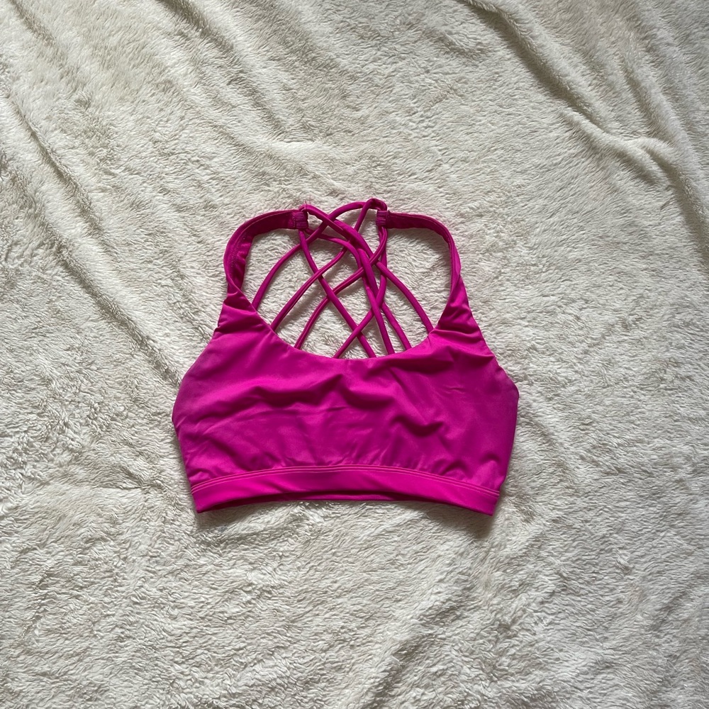 hot pink sports bra - Picture 1 of 2